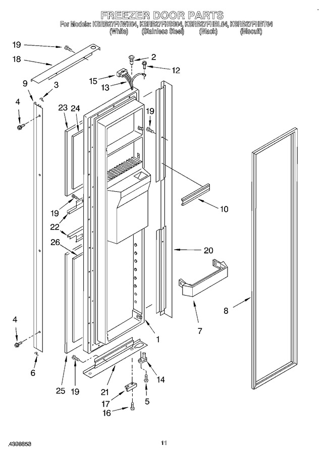 Diagram for KSRB27FHWH04
