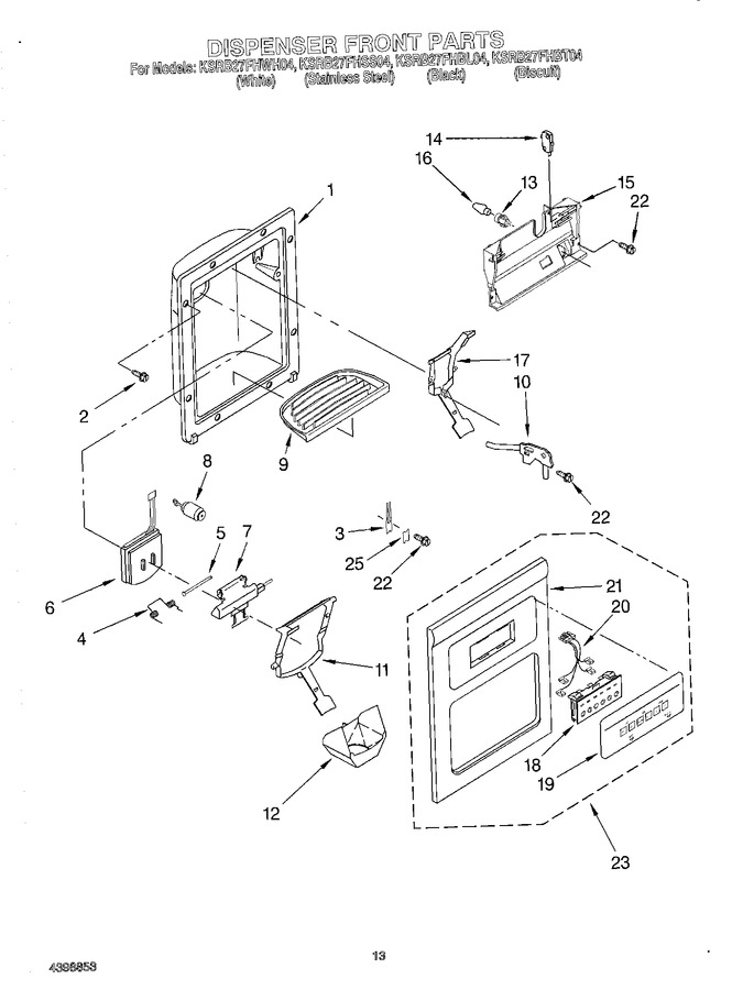 Diagram for KSRB27FHBT04