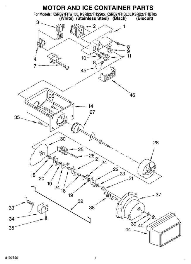 Diagram for KSRB27FHSS05