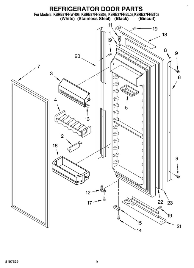 Diagram for KSRB27FHSS05