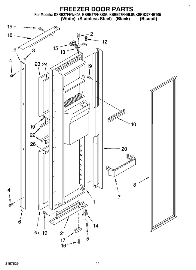 Diagram for KSRB27FHSS05