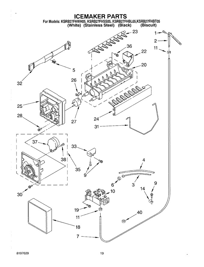 Diagram for KSRB27FHSS05