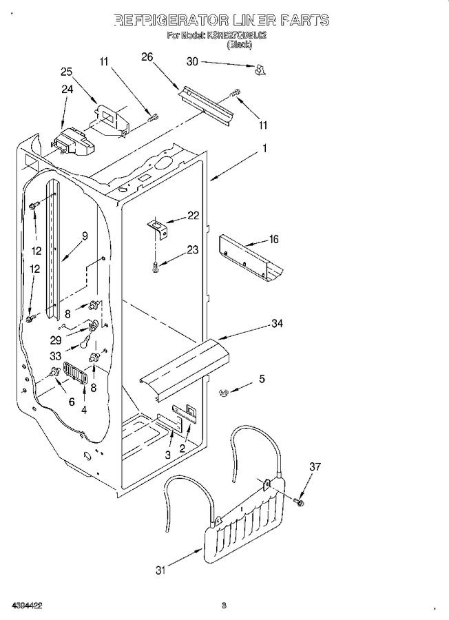Diagram for KSRB27QDBL02