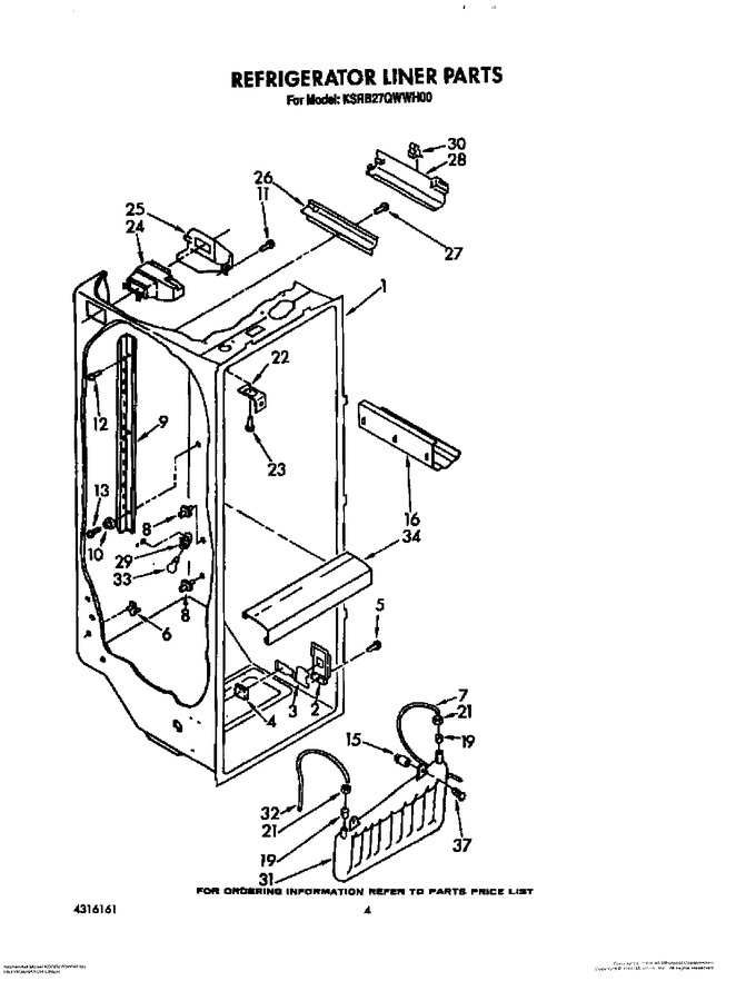 Diagram for KSRB27QWAL00