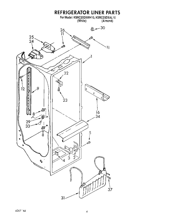 Diagram for KSRC25DXAL10