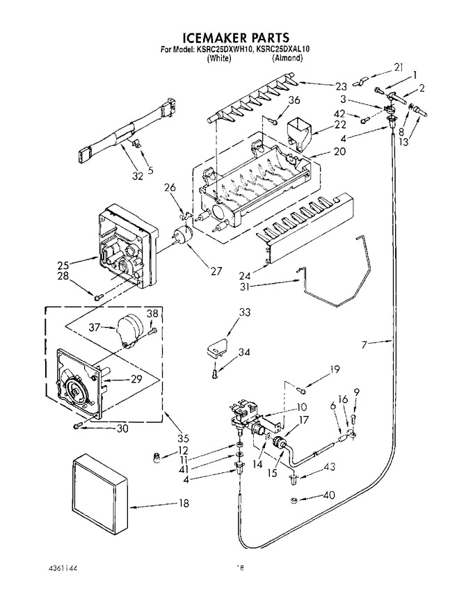 Diagram for KSRC25DXWH10