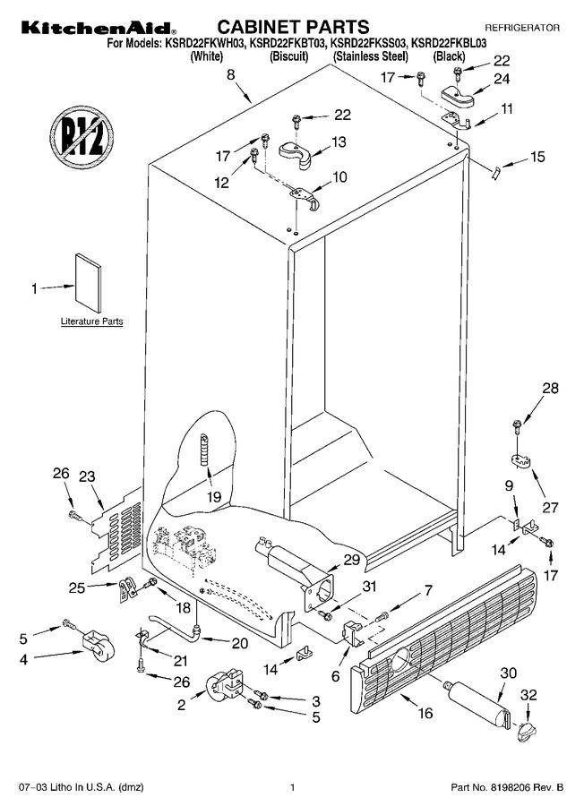Diagram for KSRD22FKBL03