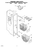 Diagram for 04 - Freezer Liner Parts
