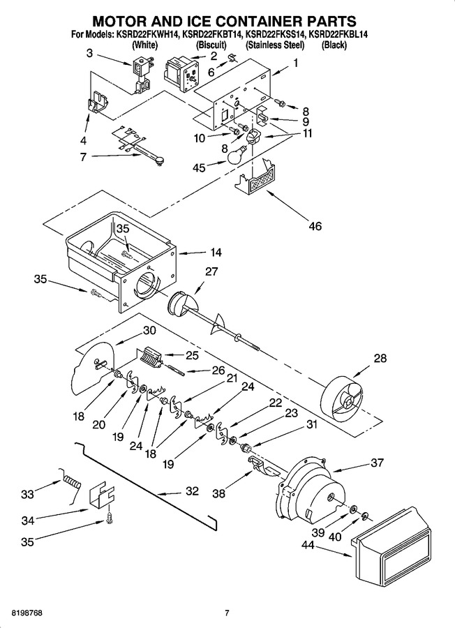 Diagram for KSRD22FKBL14
