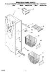 Diagram for 04 - Freezer Liner Parts