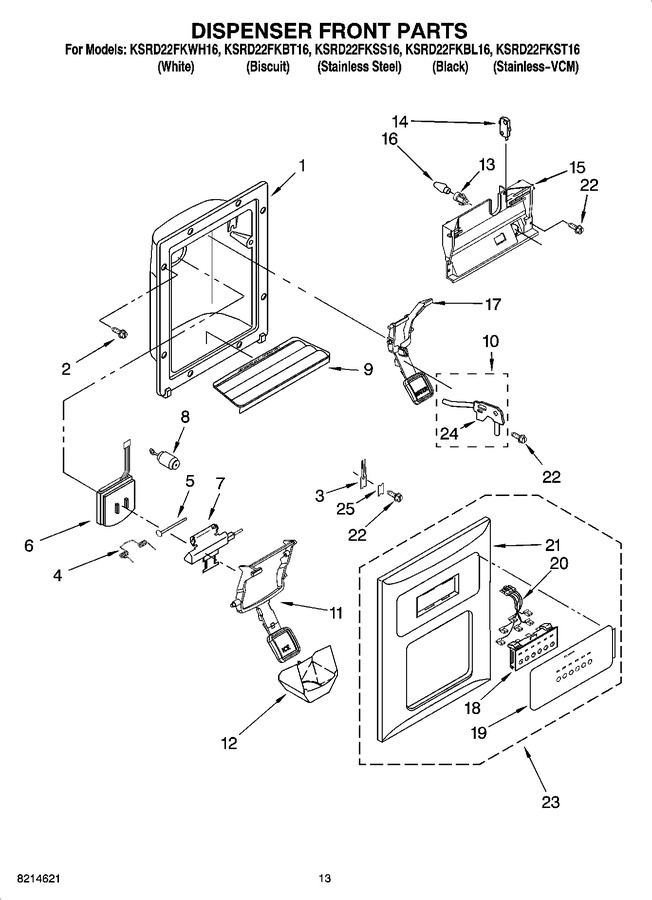 Diagram for KSRD22FKSS16