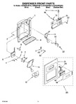 Diagram for 08 - Dispenser Front Parts