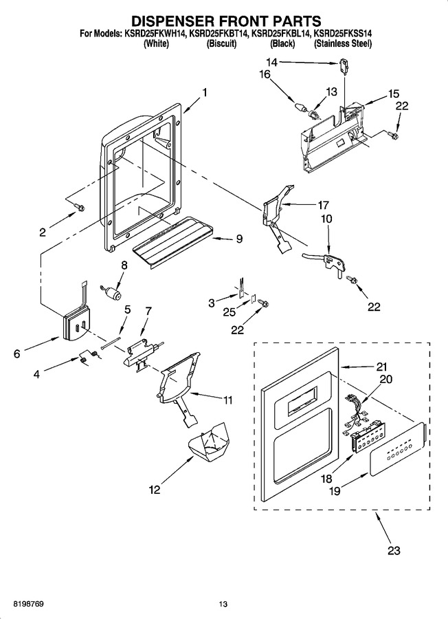 Diagram for KSRD25FKBL14