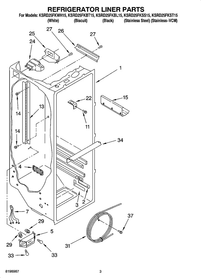Diagram for KSRD25FKBT15