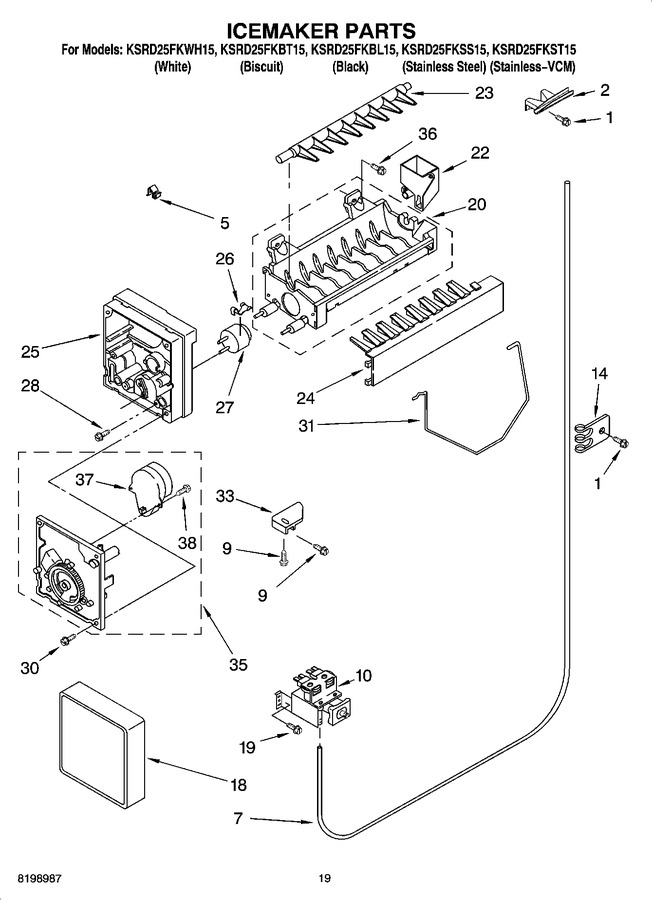 Diagram for KSRD25FKBT15