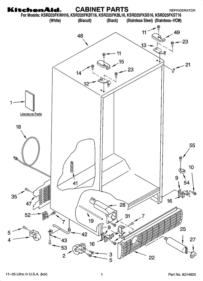 Diagram for KSRD25FKBL16
