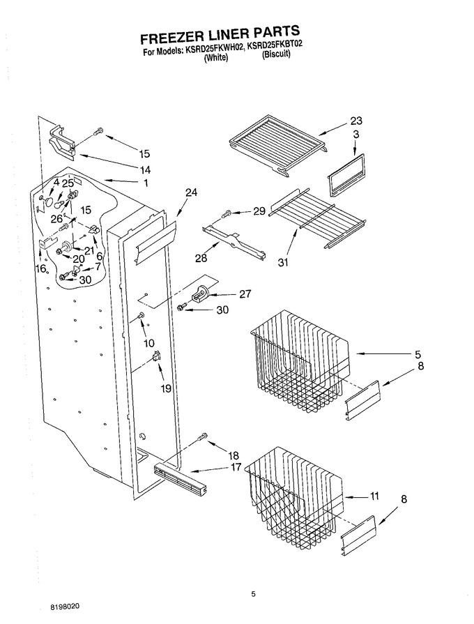 Diagram for KSRD25FKWH02