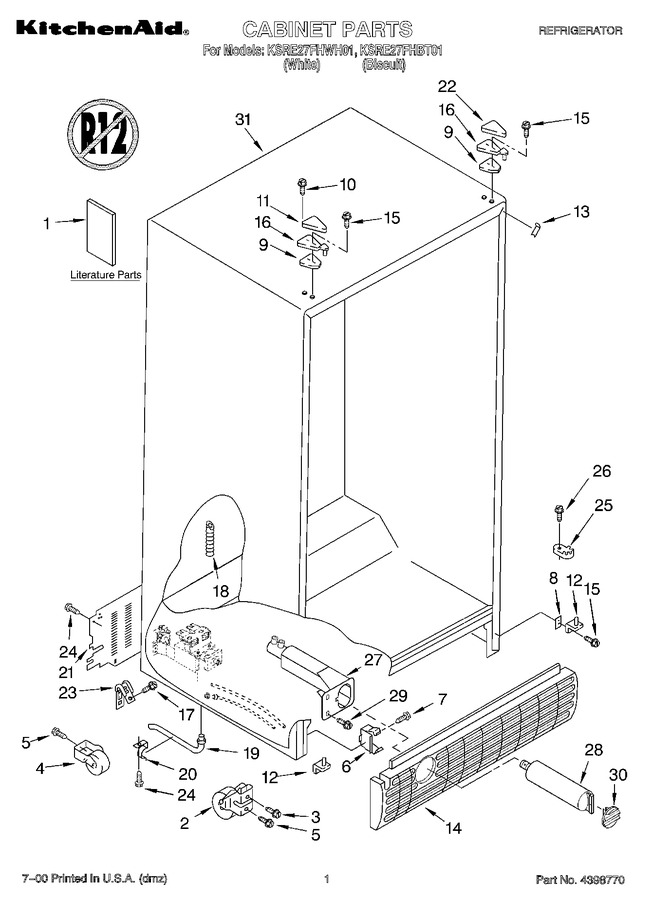 Diagram for KSRE27FHBT01