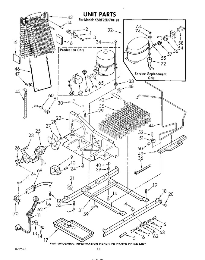 Diagram for KSRF22DSPLY0