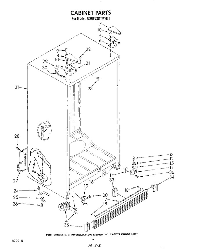 Diagram for KSRF22DTWH00