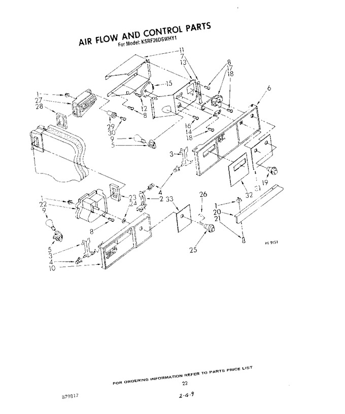Diagram for KSRF26DSWHY1