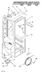 Diagram for 02 - Refrigerator Liner Parts