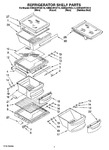 Diagram for 05 - Refrigerator Shelf Parts
