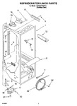 Diagram for 02 - Refrigerator Liner Parts