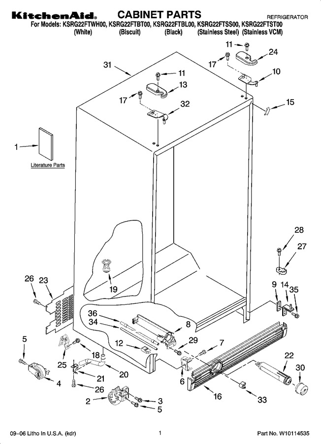 Diagram for KSRG22FTBL00