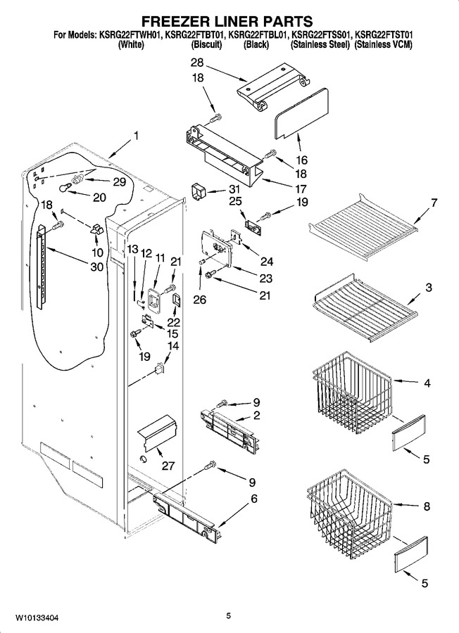 Diagram for KSRG22FTBL01