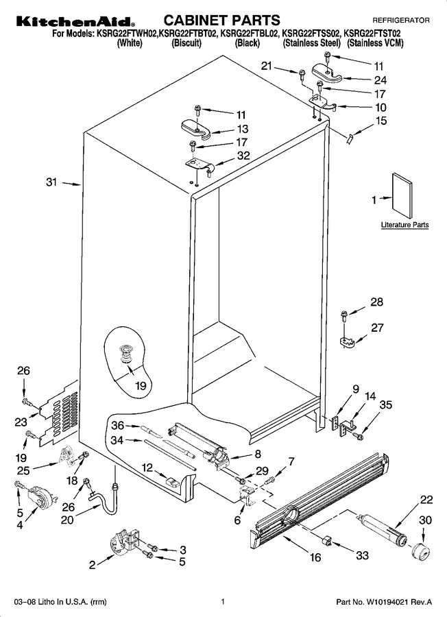 Diagram for KSRG22FTST02