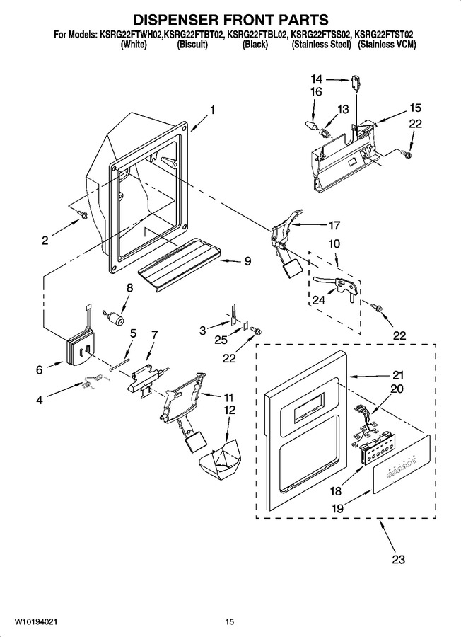 Diagram for KSRG22FTWH02