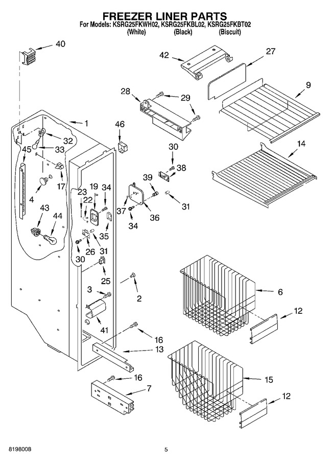 Diagram for KSRG25FKBL02