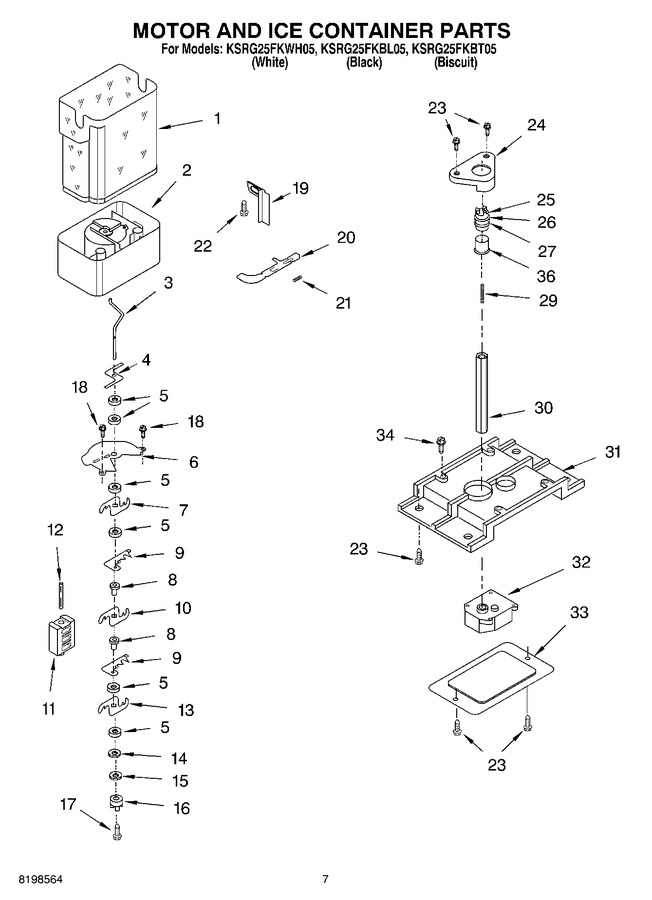 Diagram for KSRG25FKBT05