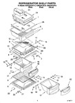 Diagram for 03 - Refrigerator Shelf Parts