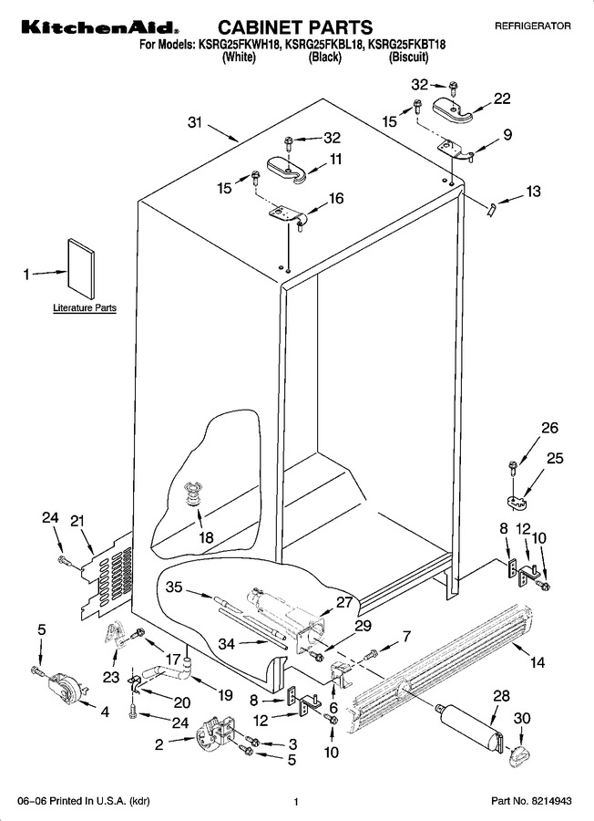 Diagram for KSRG25FKBT18