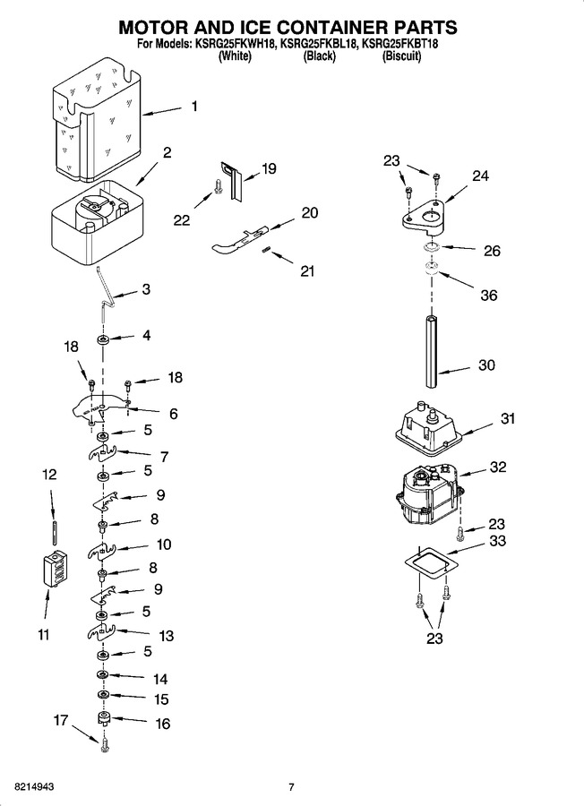 Diagram for KSRG25FKBT18
