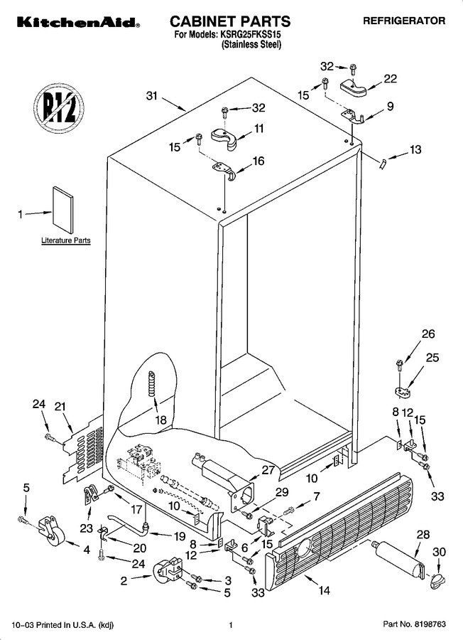 Diagram for KSRG25FKSS15