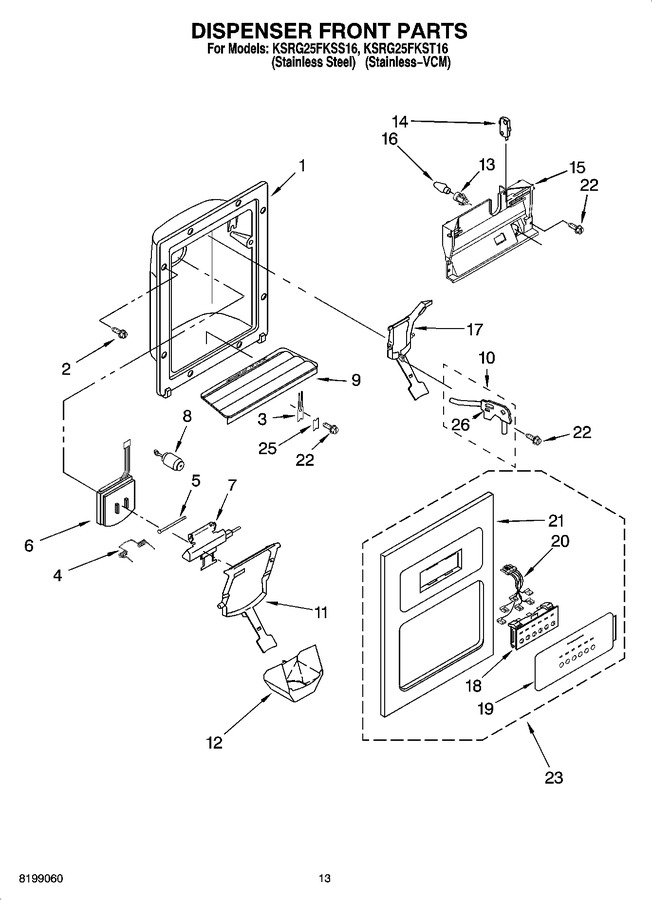 Diagram for KSRG25FKSS16
