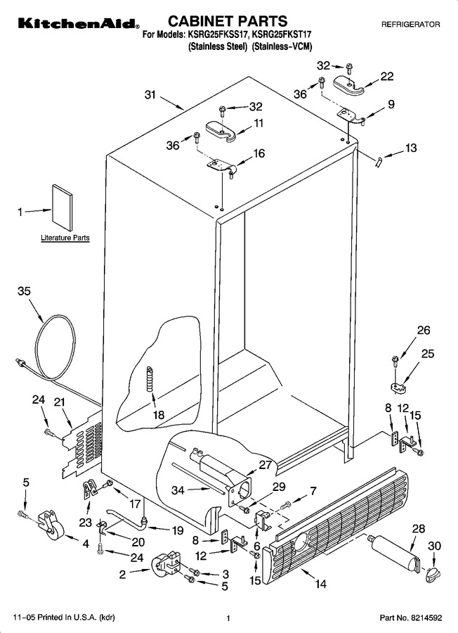 Diagram for KSRG25FKSS17