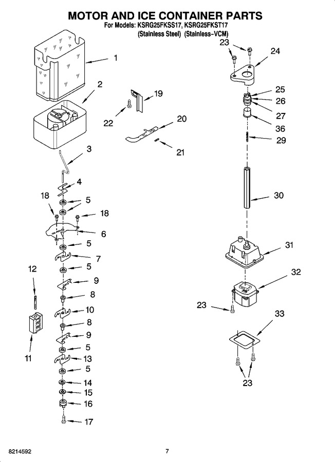 Diagram for KSRG25FKSS17