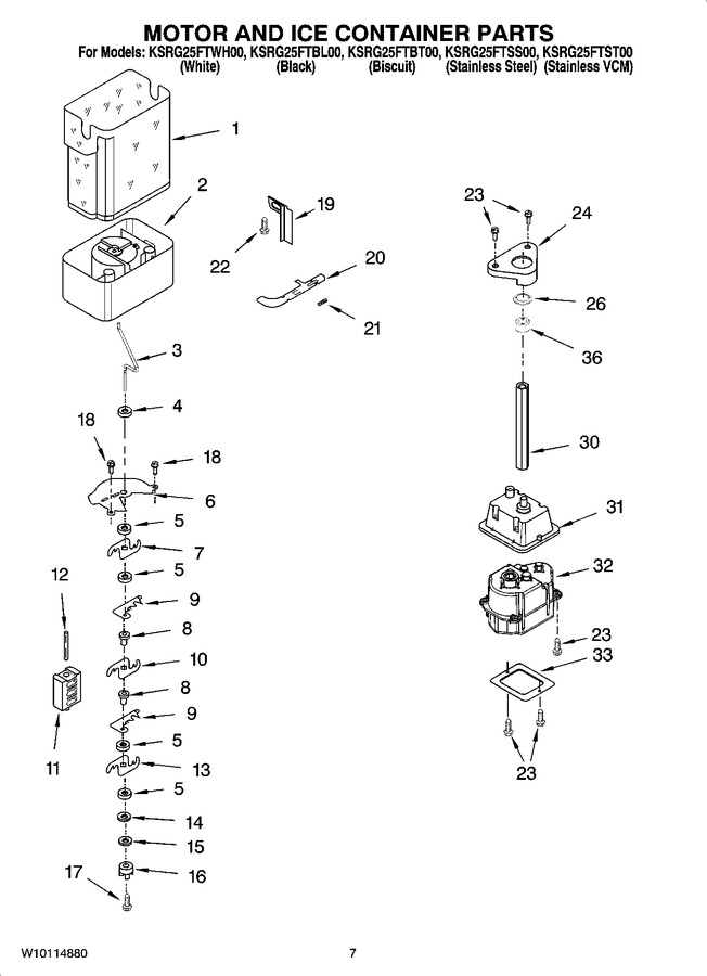 Diagram for KSRG25FTBT00