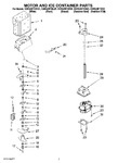 Diagram for 05 - Motor And Ice Container Parts