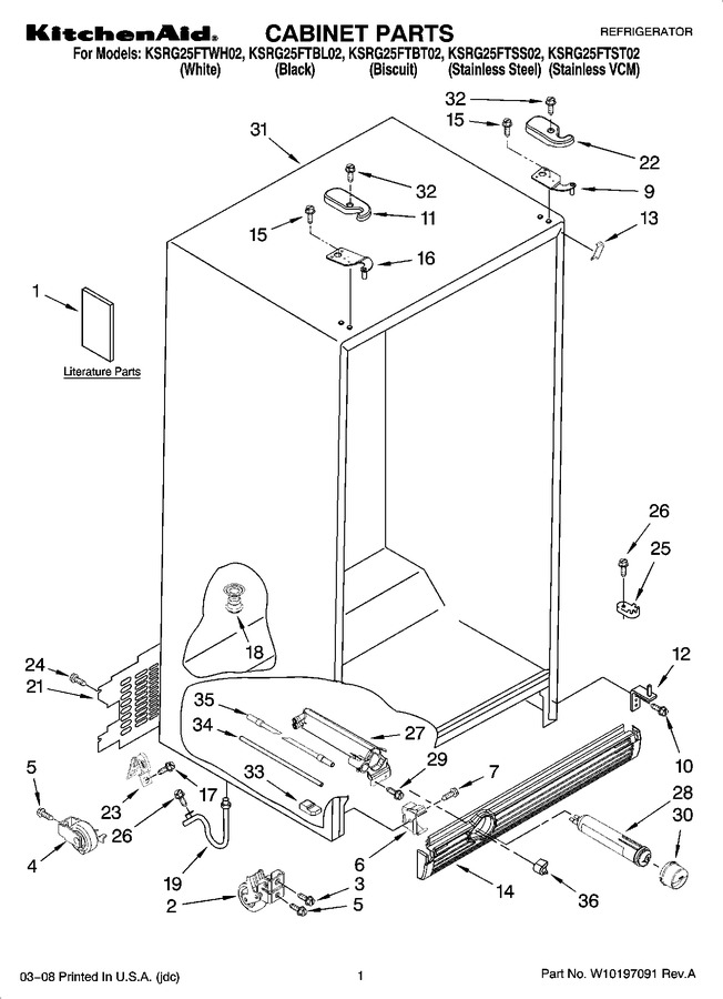 Diagram for KSRG25FTBT02