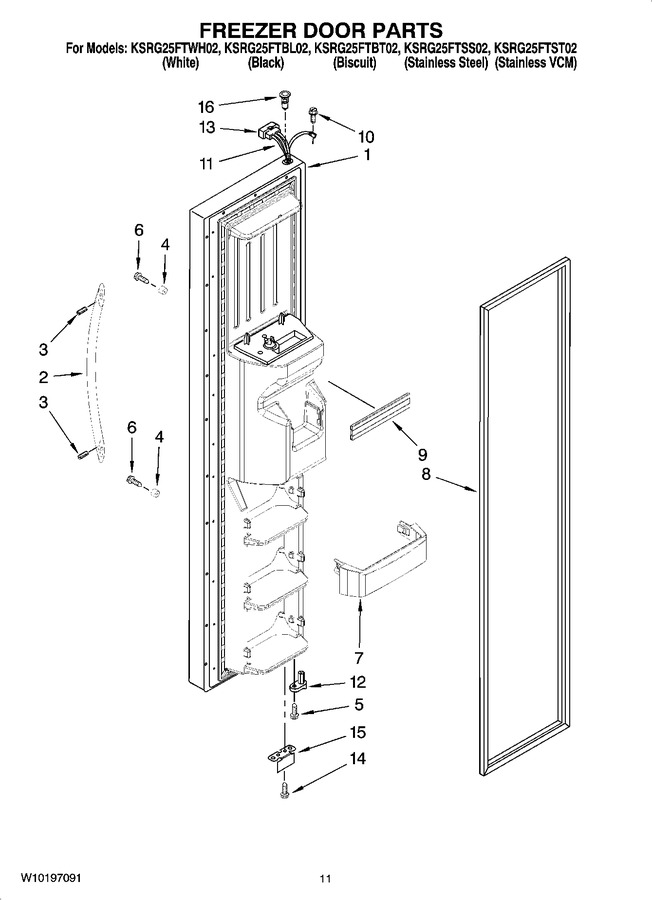 Diagram for KSRG25FTBL02