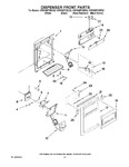 Diagram for 08 - Dispenser Front Parts
