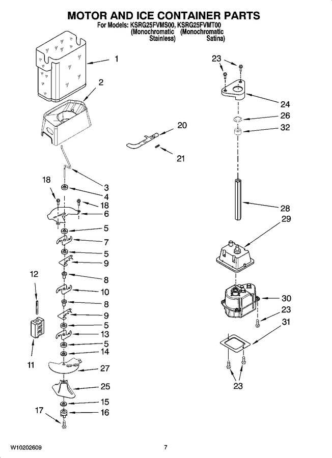 Diagram for KSRG25FVMS00