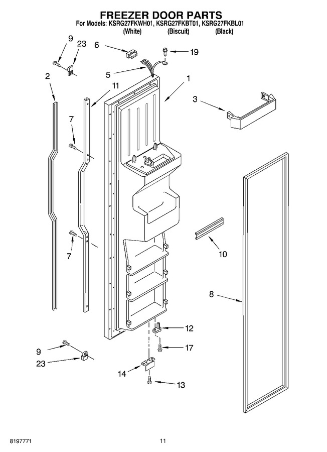 Diagram for KSRG27FKWH01