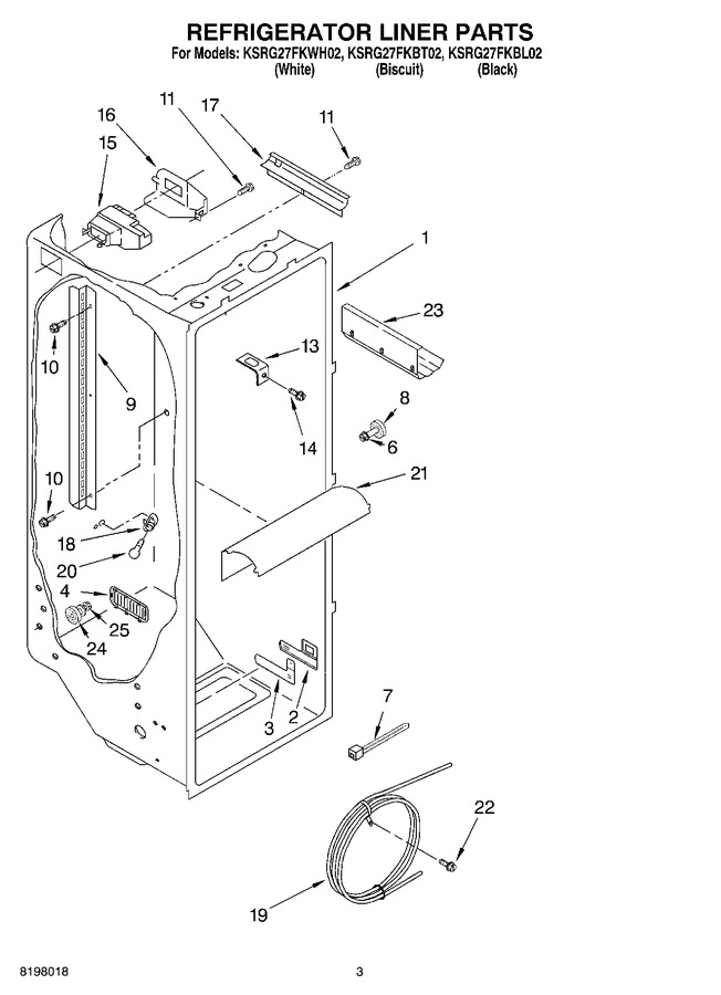 Diagram for KSRG27FKBL02