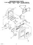 Diagram for 09 - Dispenser Front Parts